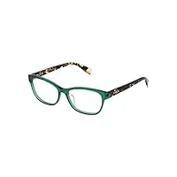 furla vfu670 lunettes de soleil, vert brillant, 53 femme
