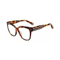 philipp plein vpp051m lunettes de soleil, honey/black/olive havana pattern, 55 femme