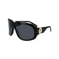 longchamp lo736s sunglasses, 001 black, 67 unisex