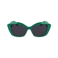karl lagerfeld kl6102s sunglasses, 300 green, 56 unisex