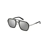 philipp plein lunettes de soleil pour homme 55-23-145 spp010m, argenté