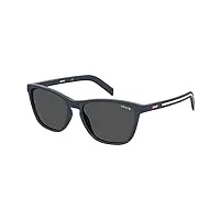 levi's lv 5027/s sunglasses, fll/ir matte blue, 57 unisex