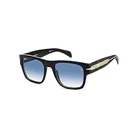 david beckham db 7000/s bold sunglasses, 807/f9 black, 52 unisex