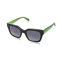 kate spade camryn/s sunglasses, 7zj/9o black green, 50 unisex
