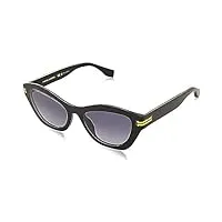 marc jacobs mj 1082/s sunglasses, 807/9o black, 53 unisex