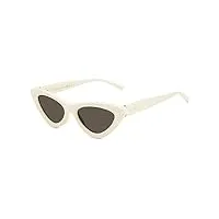 jimmy choo lunettes de soleil addy/s ivory/brown shaded 52/19/145 femme