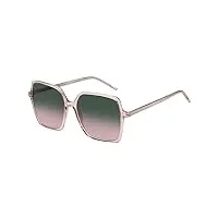 hugo boss lunettes de soleil boss 1524/s pink/pink grey shaded 57/17/140 femme