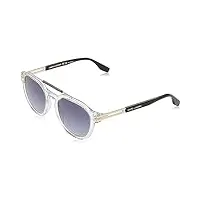 marc jacobs marc 675/s sunglasses, 900/9o crystal, 52 unisex