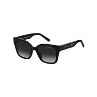 marc jacobs marc 658/s sunglasses, 807/9o black, 53 unisex