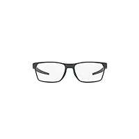oakley lunettes de vue hex jector ox 8032 matte dark silver blue 55/16/141 homme