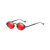 générique populaire gothique petit ovale punk lunettes de soleil hommes rétro métal steampunk lunettes de soleil femmes