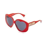 moschino mos152/s sunglasses, c9a/ir red, 61 unisex