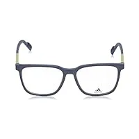adidas sp5038 lunettes de soleil, bleu mat, 53/15/145 mixte