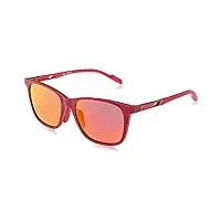 adidas sp0051 lunettes de soleil, rouge mat, 55/17/145 homme
