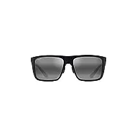 maui jim honokalani lunettes, matte black, 57/17/138 unisexe adultes, noir mat