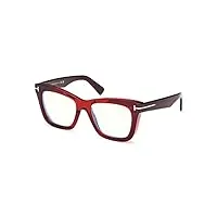 tom ford lunettes de vue ft 5881-b blue block transparent brown 52/19/135 femme