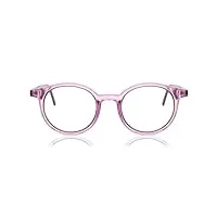 smartbuy collection chas tr-97c 46 lunettes de vue ovales violet transparent, violet transparent
