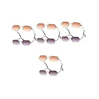 galpada 8 pièces des lunettes de soleil lunettes de soleil de mode pour femmes lunettes de soleil pour femmes lunettes de soleil tendance pour femmes tranches d'océan homme pc mixeur