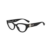 moschino lunettes de vue mos631 black 52/18/140 femme