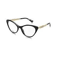 moschino lunettes vista mos626 807 52/18/140 femme sunglasses, 807/18 black, 52 unisex