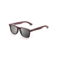 ocean sunglasses venice beach lunettes de soleil unisexes polarisées pour homme et femme, skate foncé marron et bleu