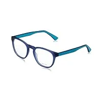 police eyeglass frame vk135 matt transp.blue 48/20/135 unisexe lunettes de soleil, bleu mat, mixte enfant