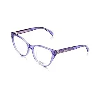 tous eyeglass frame vtob95s shiny transp.violet 54/16/135 femme lunettes de soleil, violet brillant