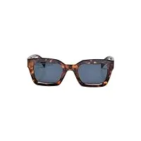 urban classics sunglasses poros with chain lunettes de soleil unisexe noir/marron, ambre, taille unique