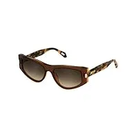 just cavalli sunglasses sjc034 brown top 55/17/140 unisexe adulte lunettes de soleil, haut marron+orange, mixte