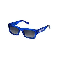 just cavalli sunglasses sjc039 transp.blue 54/21/145 unisexe adulte lunettes de soleil, bleu, mixte