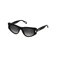 just cavalli sunglasses sjc034 shiny black 55/17/140 unisexe adulte lunettes de soleil, noir brillant, mixte