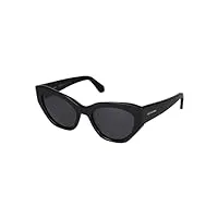salvatore ferragamo sf1107s sunglasses, colour: 001 black, 55 unisex