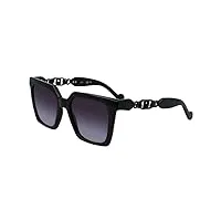 liu jo lj779s lunettes de soleil, noir 001, 53 cm mixte