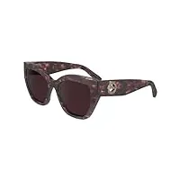 longchamp lo741s sunglasses, colour: 606 textured red, 55 unisex