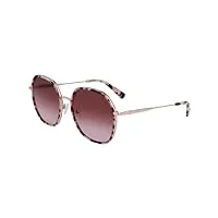 longchamp lo163s sunglasses, colour: 780 rose gold/havana, taille unique unisex