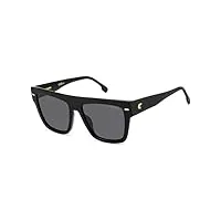 lunettes de soleil carrera carrera 3016/s black/grey 55/17/140 femme