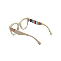 goodbye, rita. - lunettes de vue pour homme et femme - collection odry - modèle v300 - monture œil de chat - beige - verres en polycarbonate - 135 x 55 mm, beige, 1.5