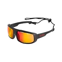 sinner apollo (box) - matte black-sintrast court lunettes de soleil, adultes, unisexe, multicolore (multicolore), taille unique