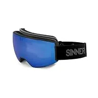 sinner boreas-matte black-double blue dbl orng sintrast toric-cat. s3+s1 lunettes de soleil, adultes, unisexe, multicolore (multicolore), taille unique
