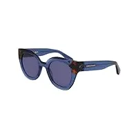 longchamp lo750s lunettes de soleil, bleu (430), 49 cm mixte
