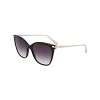 longchamp lo757s sunglasses, colour: 001 black, 55 unisex