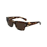 salvatore ferragamo sf2011s lunettes de soleil, 216 marron rayé, 53 cm mixte