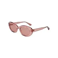 longchamp lo756s lunettes de soleil, 610 rose transparent, 52 mixte