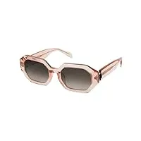 tous stob83v lunettes de soleil, rose (shiny transpared pink), 53 femme