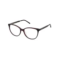 nina ricci vnr385 montures de lunettes sur ordonnance, noir brillant, 55/140/16 femme
