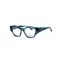laura biagiotti montures de vue, lbv27, lunettes de vue, forme géométrique (bleu), bleu