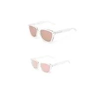 hawkers pack promotionnel ohktr39 o18tr39 lunettes de soleil, or rose (air rose gold), adulto y niño homme
