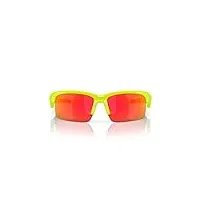 oakley youth sun 0oj9013 capacitor squared lunettes de soleil unisexe poli retina burn/prizm ruby, encre noire, 37