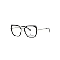 laura biagiotti montures de vue, lbv12, lunettes de vue, forme géométrique, blk