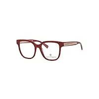 laura biagiotti montures de vue, lbv17, lunettes de vue, forme ronde, rouge